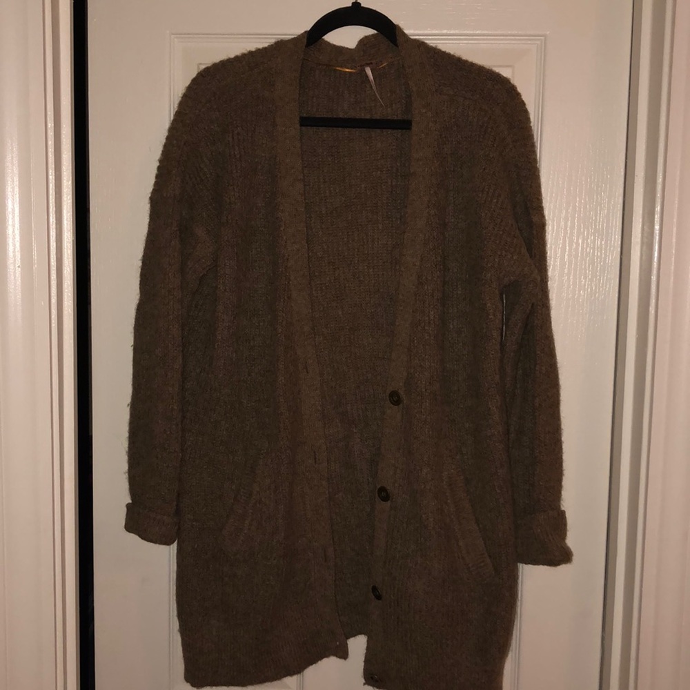 Free people slouchy cardigan